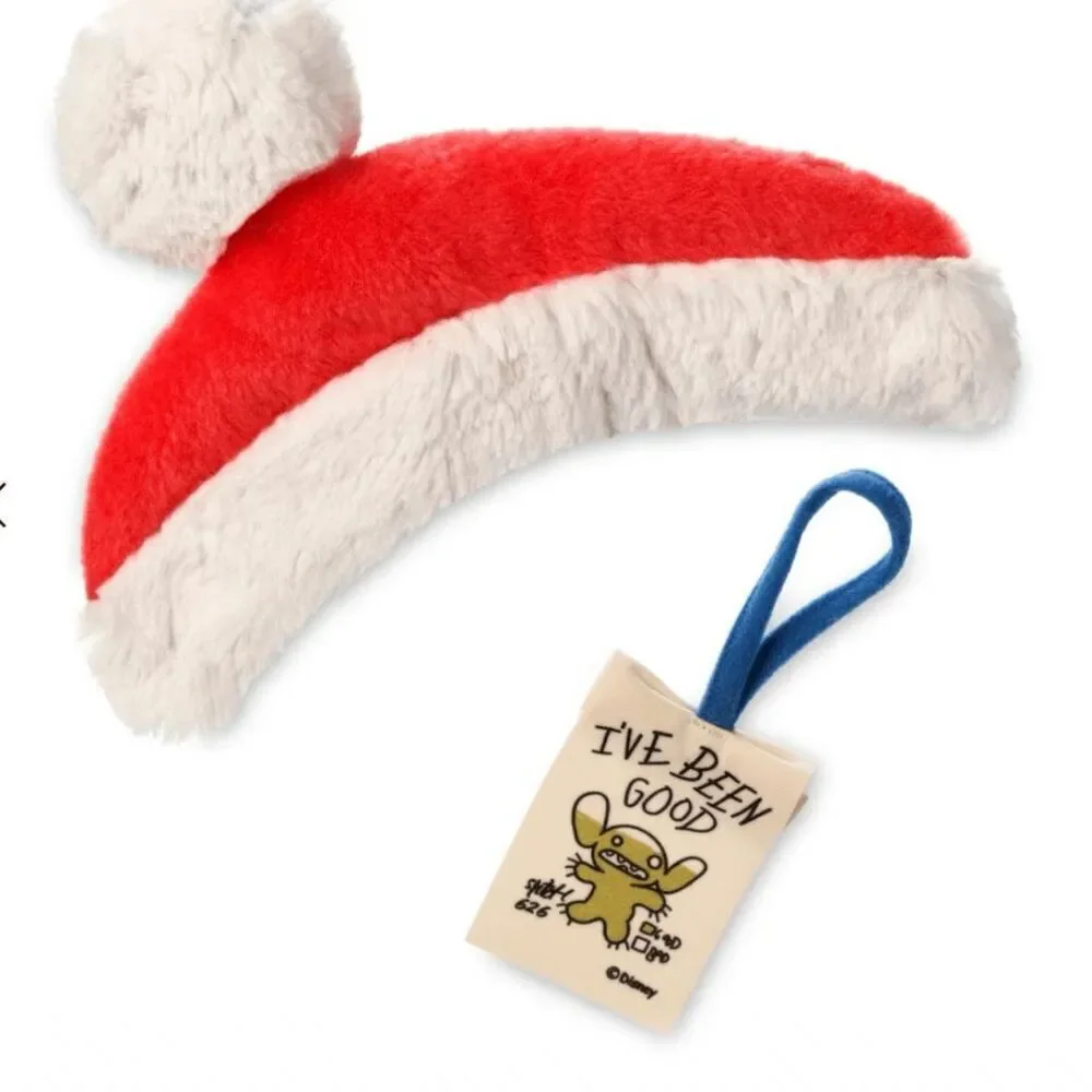 Stitch Santa Plush Bag Removable Hat Lilo & Stitch NEW Disney Store KIDS